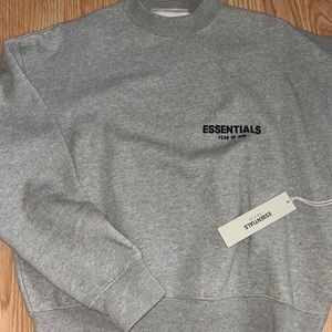 Fear of God Essentials Grey Crewneck